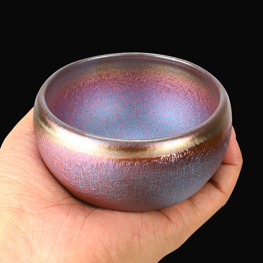 Iridescent Purple Gold Bowl