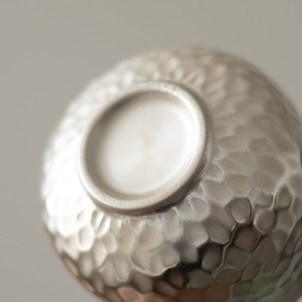 Hammered sterling silver cup